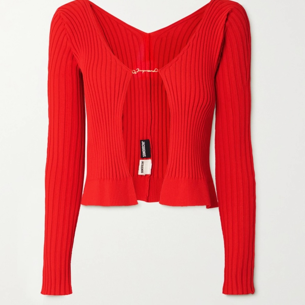 La Maille Pral Rib Cardigan by JACQUEMUS